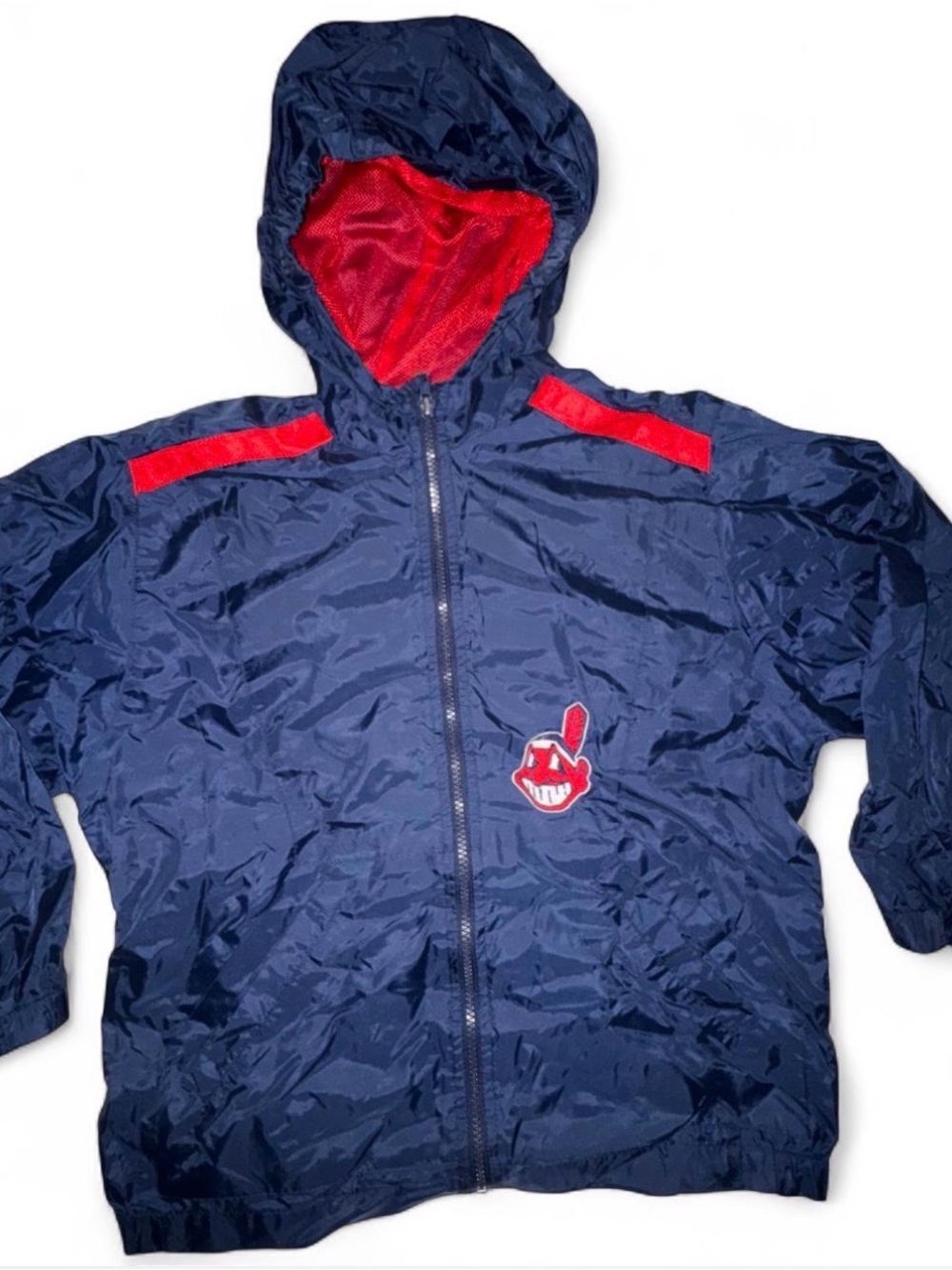 Cleveland Indians MLB Vintage Kids Windbreaker